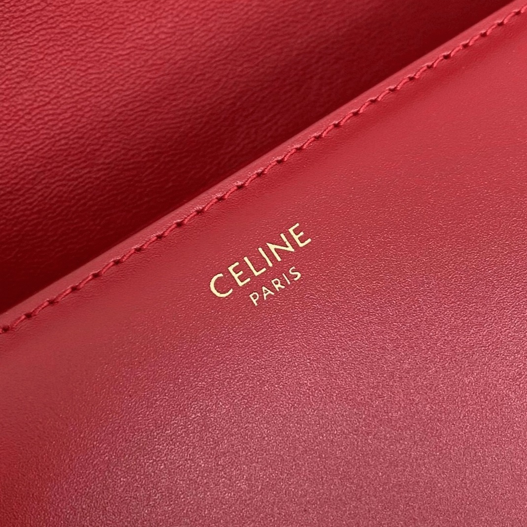 Top Quality Fake Celine Triomphe Large Bag In Red