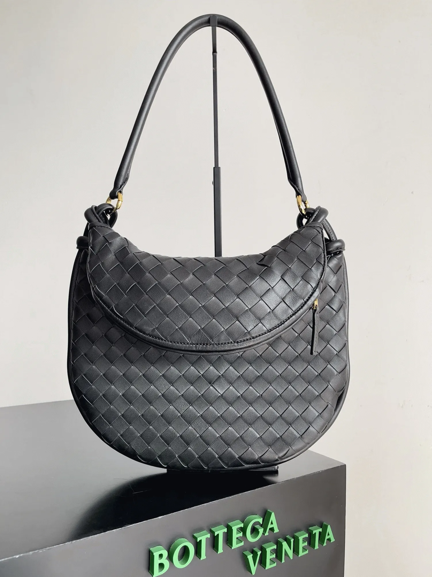 Replica Bottega Veneta Gemelli Medium Bag Black