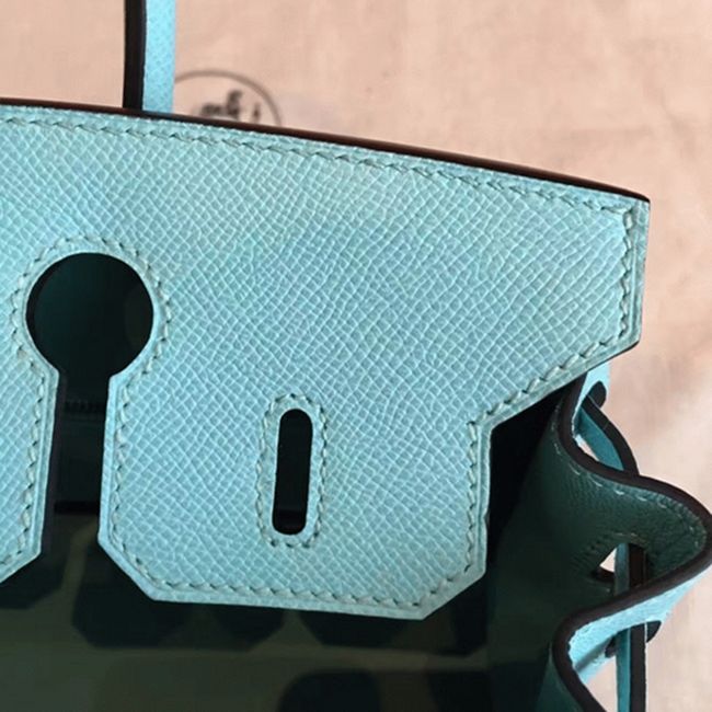 Blue Atoll Hermes Birkin 25CM High-End Replica