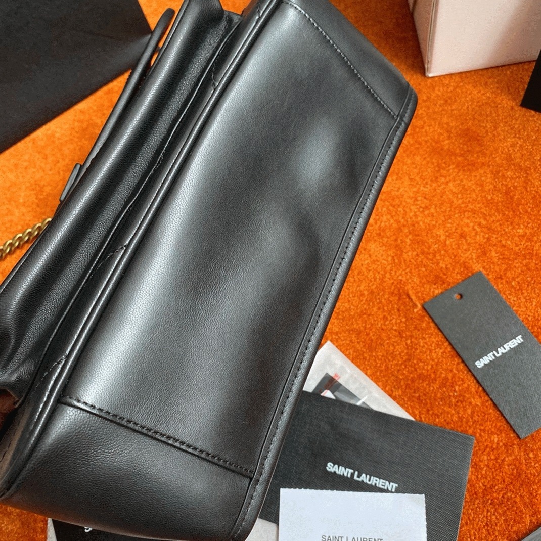 Fake Saint Laurent Niki Medium Chain Bag Black