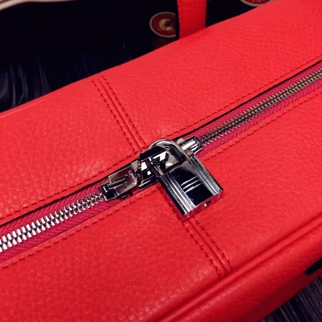 Red Luxury Replica Hermes Victoria II 35cm Bag