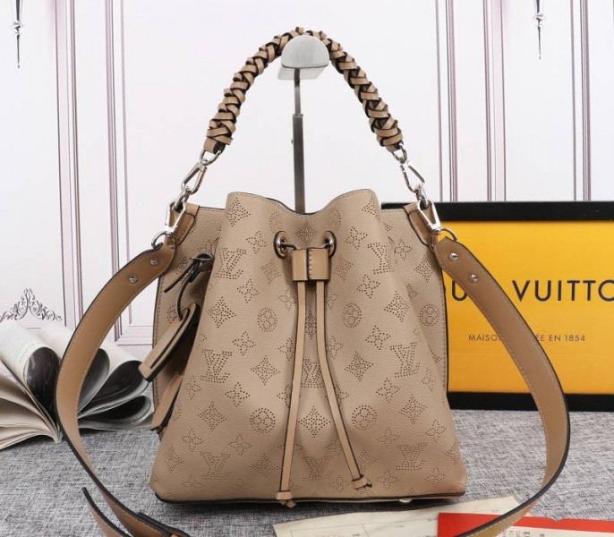 LV Mahina Muria Bag In Galet Gray