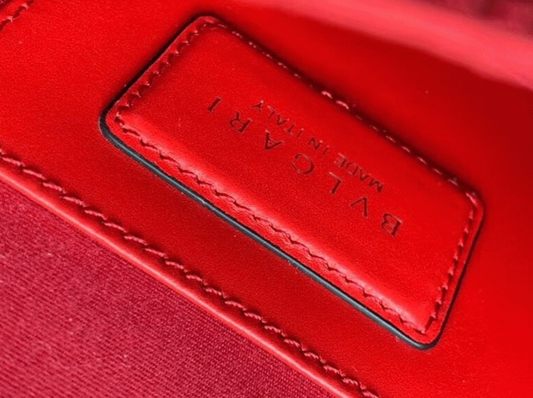 Fake Bvlgari Serpenti Forever Small Bag Red Calfskin