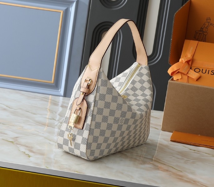 LV Damier Azur Slouchy PM