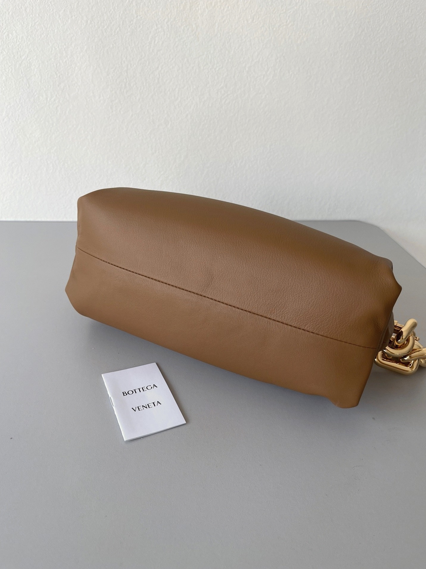 Replica Bottega Veneta The Chain Pouch Bag Teak
