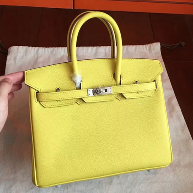 Yellow Hermes Birkin 25cm Premium Handmade Imitation