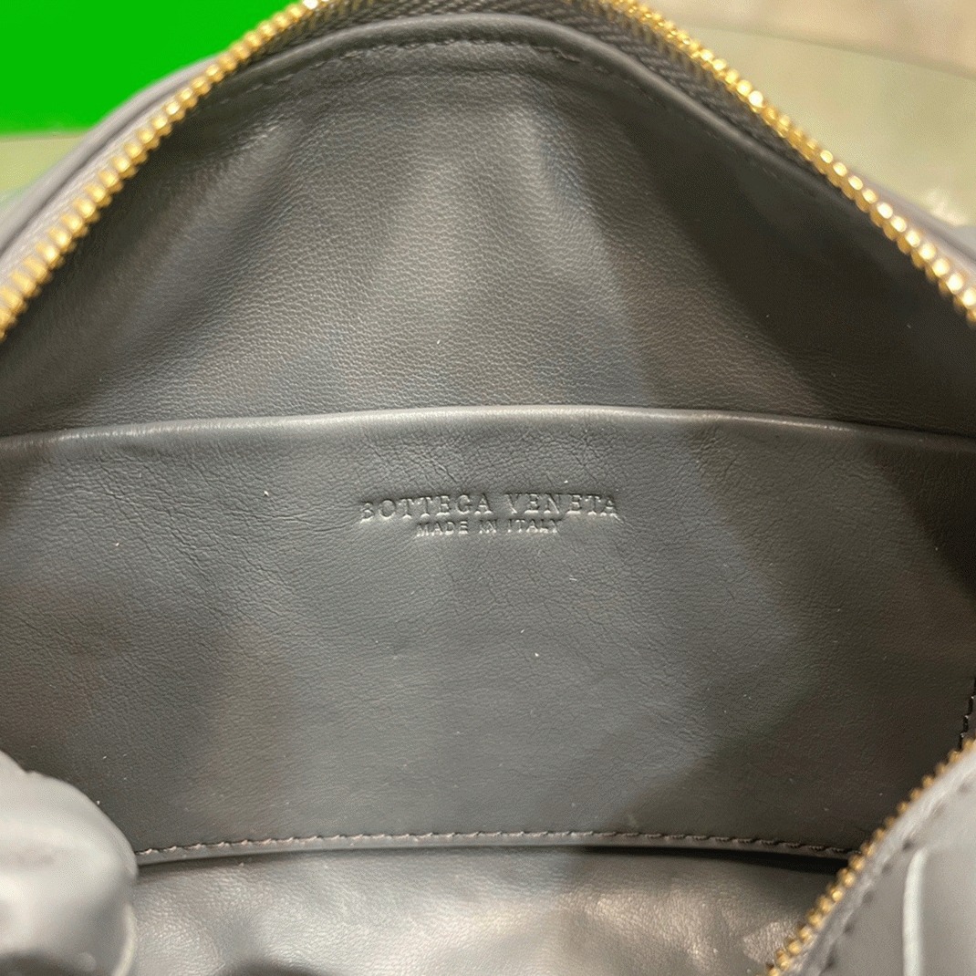 Fake Bottega Veneta Loop Mini Bag Grey