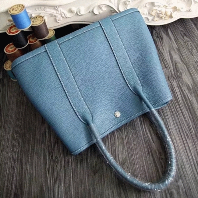 Jean Blue Fake AAA Hermes Garden Party 36cm Large Tote Bag