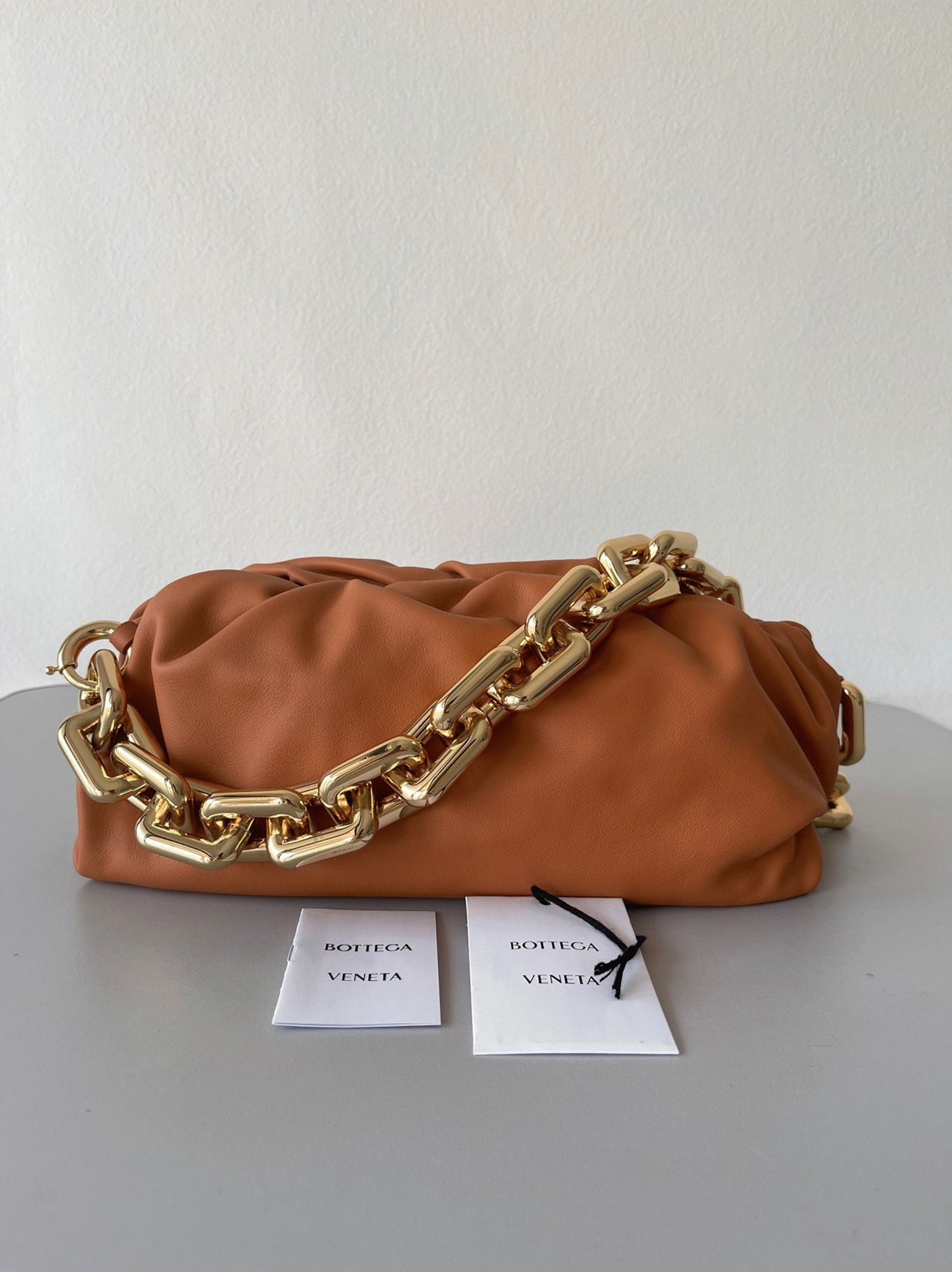 Replica Bottega Veneta The Chain Pouch Bag Clay