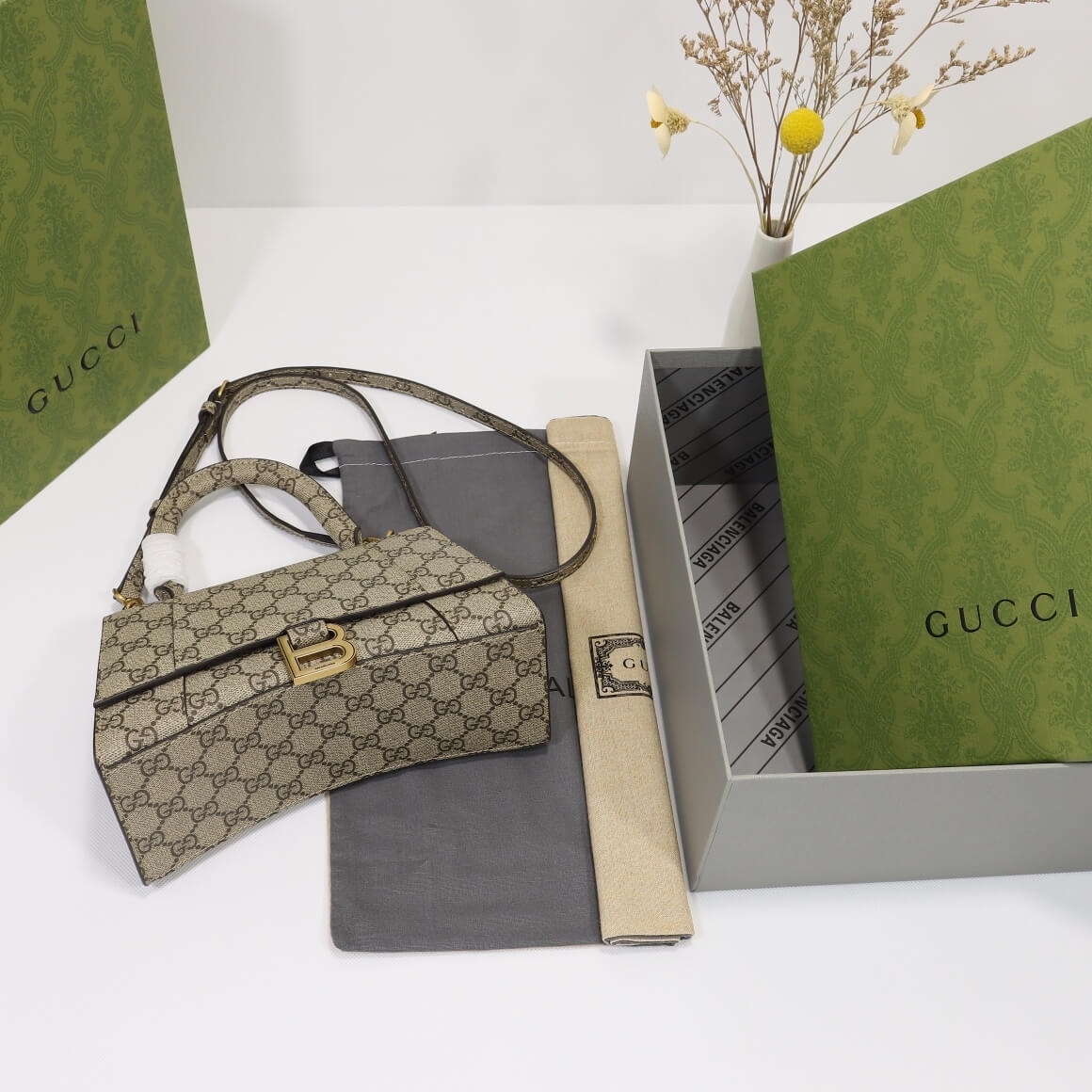 Gucci x Balenciaga Small Hourglass Bag