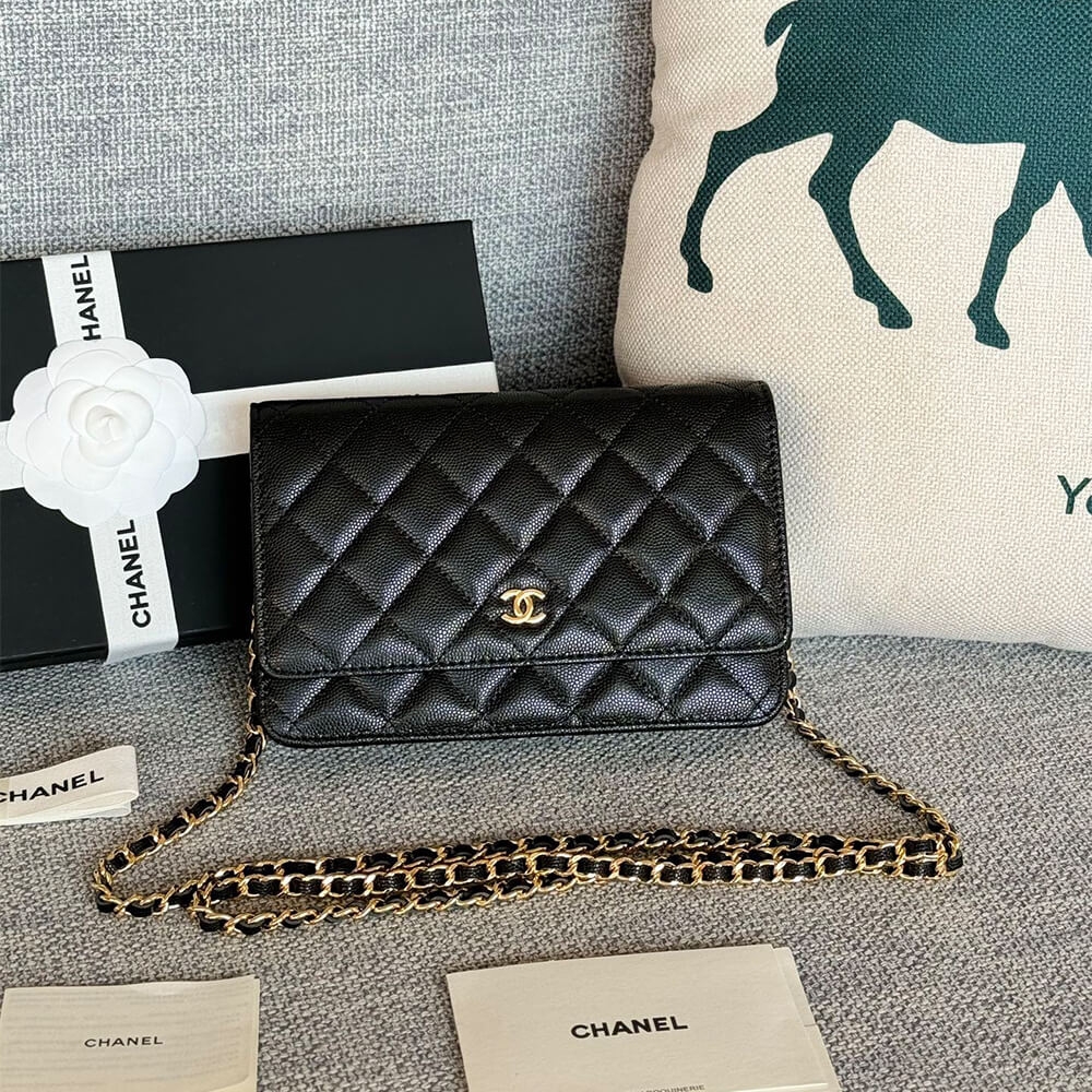 Chanel classic chain wallet