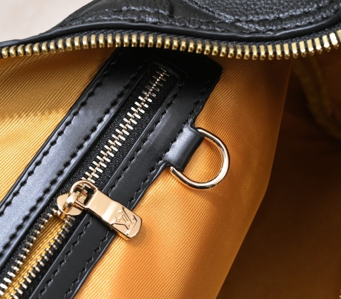 LV Monogram Empreinte Keepall Bandouliere 45 In Black