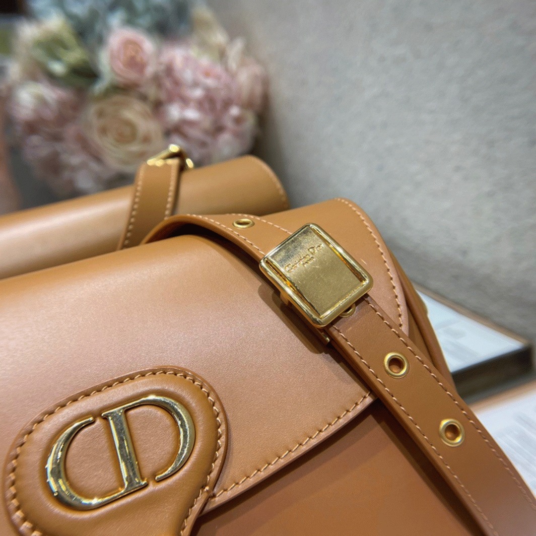 Dior Bobby Medium Bag Fake in Brown