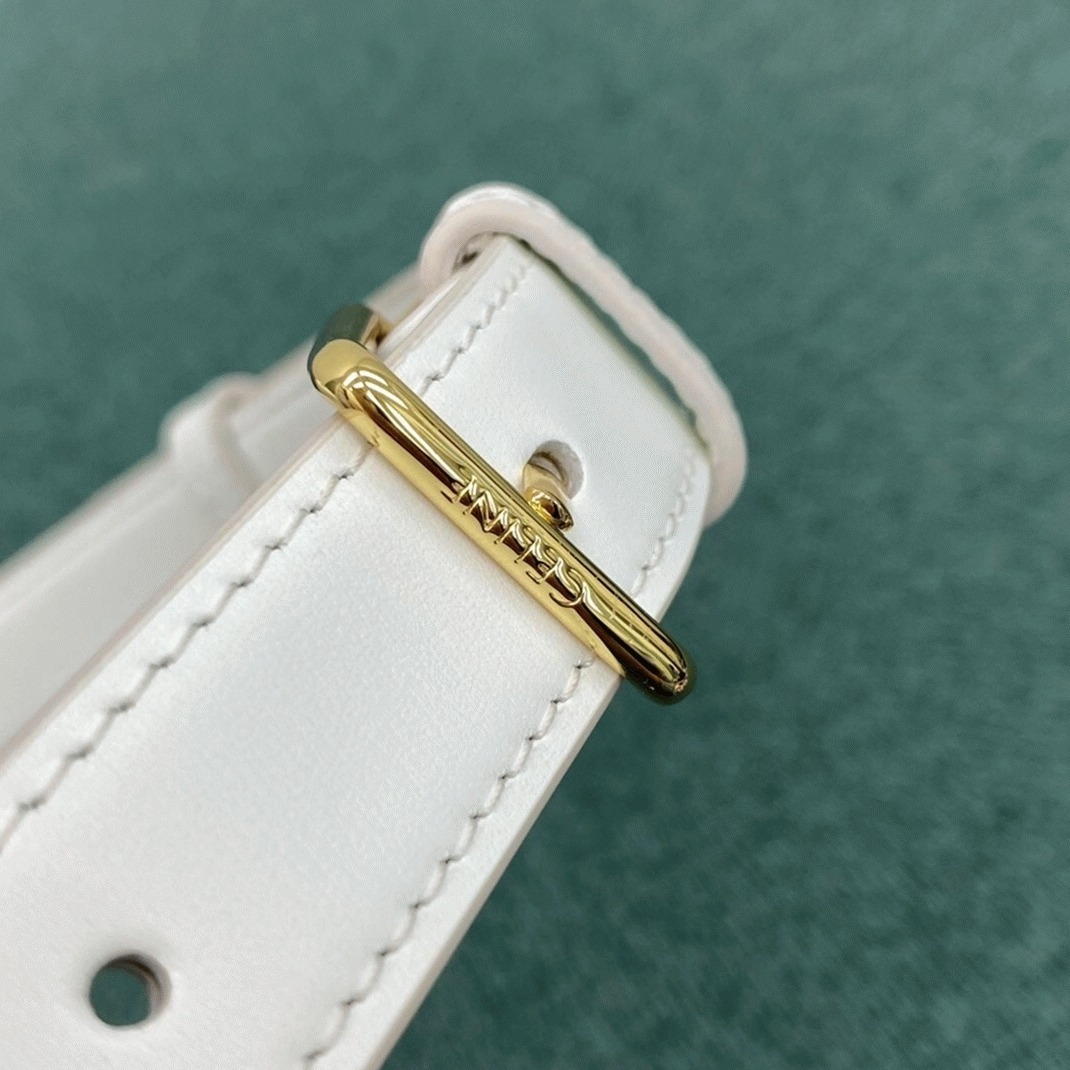 Top Quality Replica Celine Triomphe Medium Bag In White
