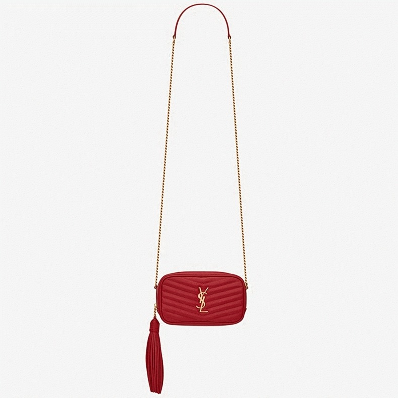 Fake Saint Laurent Lou Mini Bag Red