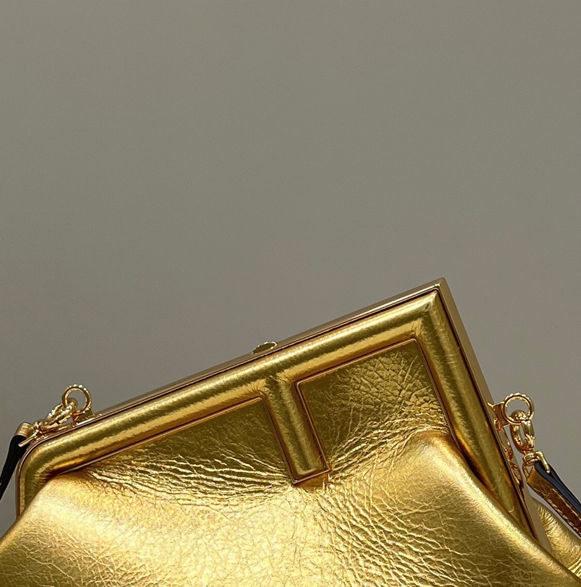 Top Quality Replica Fendi First Small Bag In Gold
