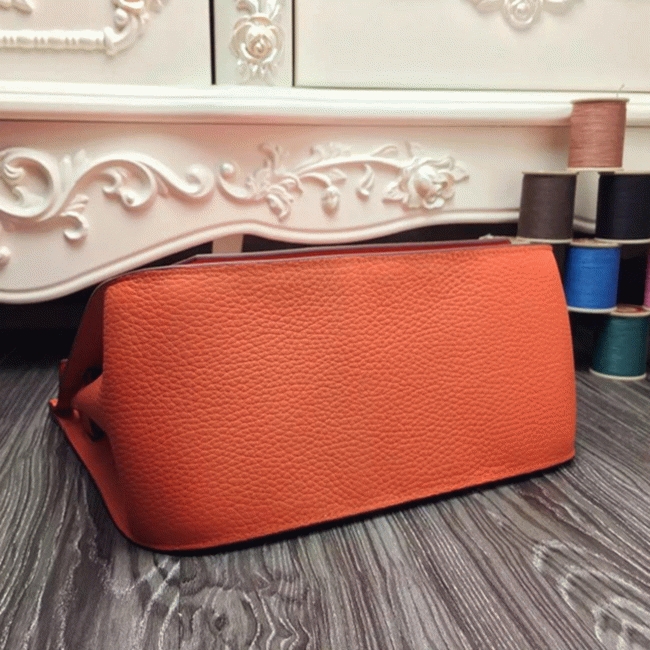 Orange replica Hermes Jypsiere 31cm handbag