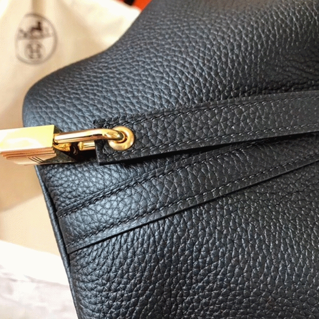 Black AAA replica Hermes Picotin Lock 22cm handbag