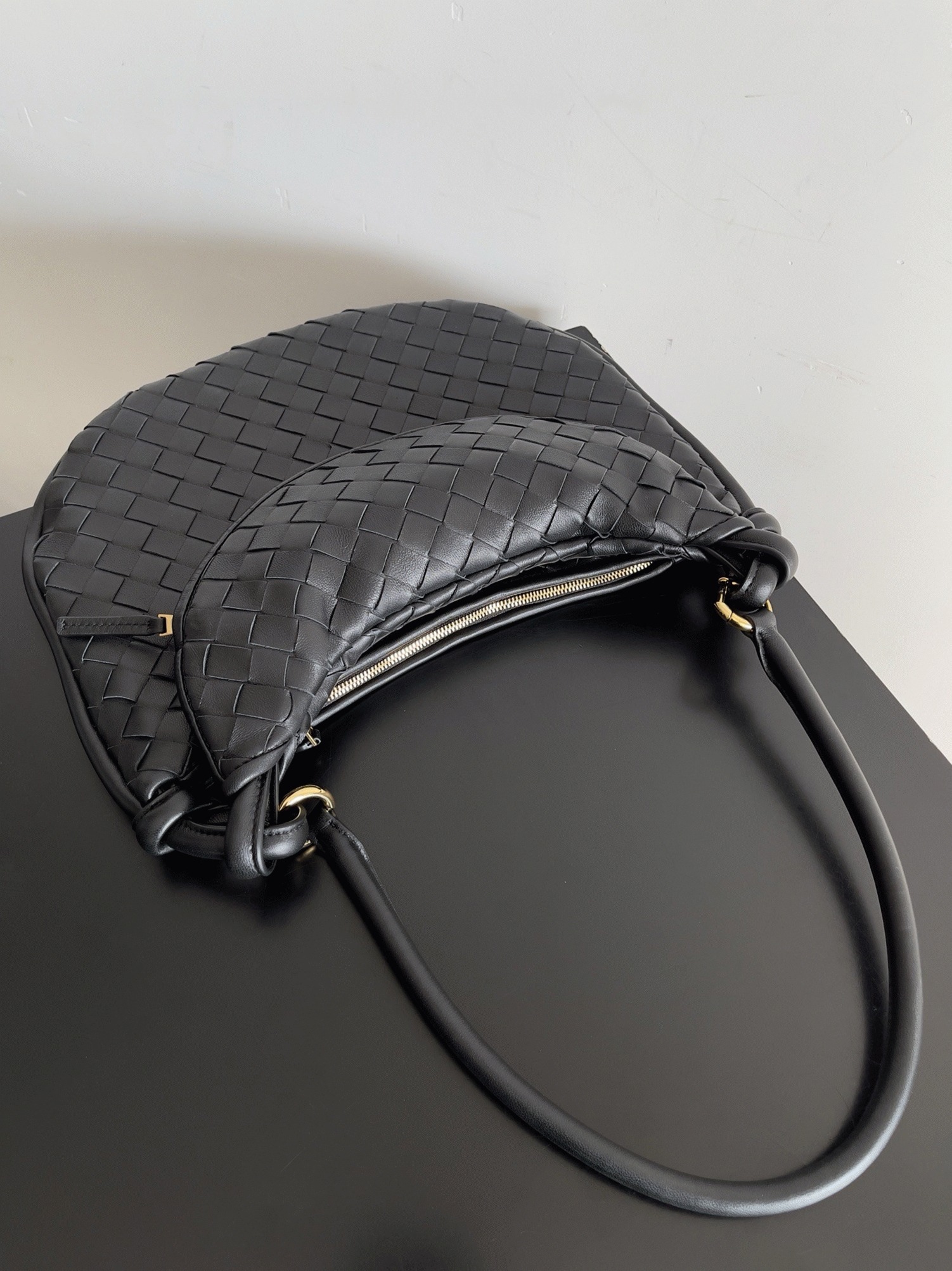 Replica Bottega Veneta Gemelli Medium Bag Black