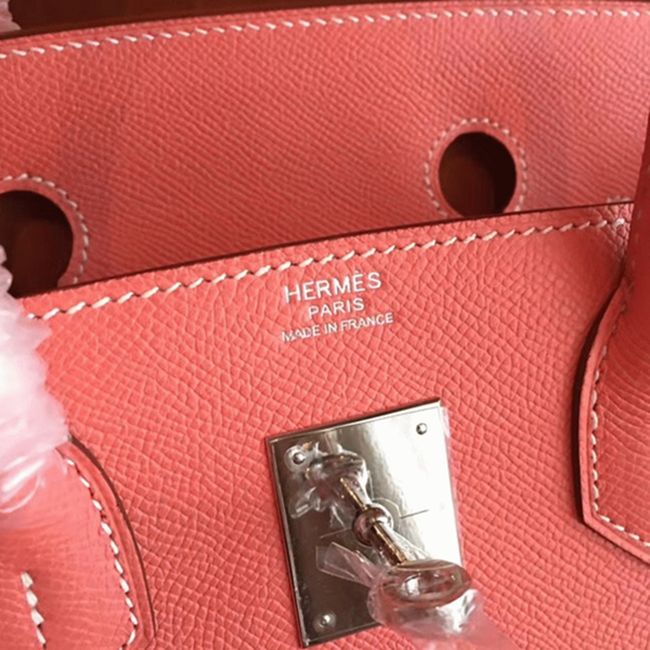 1:1 High-End Orange Hermes Birkin 30cm Counterfeit Bag