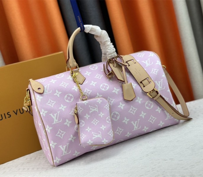 Louis Vuitton Speedy P9 Bandouliere 40 Bag In Hot Pink