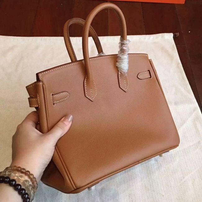Brown Hermes Birkin 25cm AAAAA Quality Counterfeit