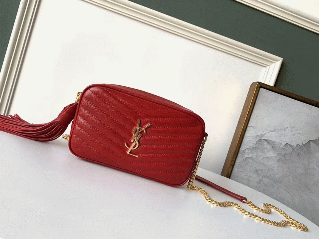 Fake Saint Laurent Lou Mini Bag Red
