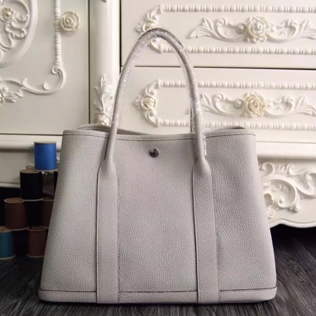White Top Replica Hermes Garden Party 36cm Clean Tote Design