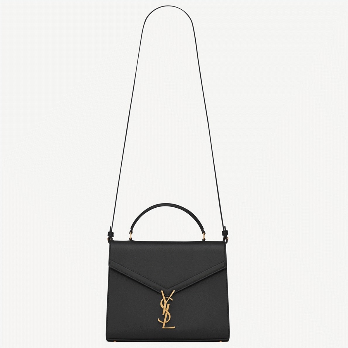 Fake Saint Laurent Cassandra Medium Bag Black
