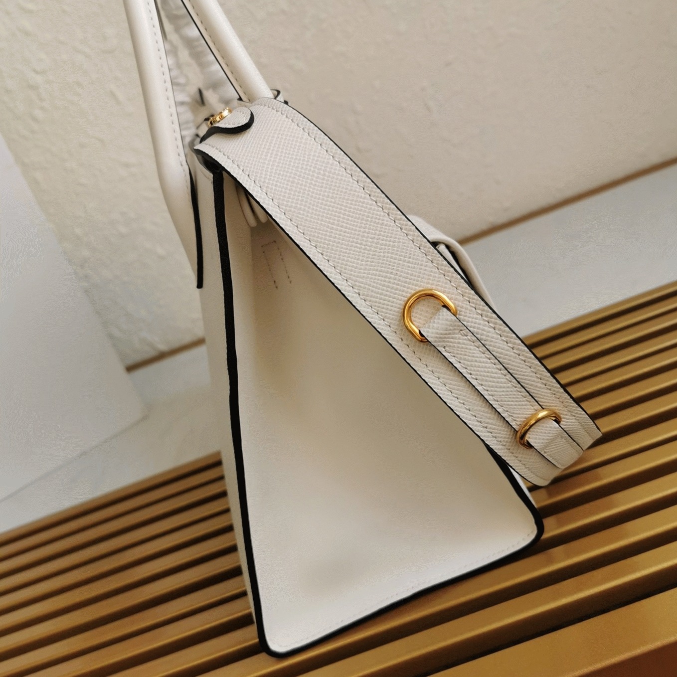 Prada Monochrome Medium Bag Fake in White