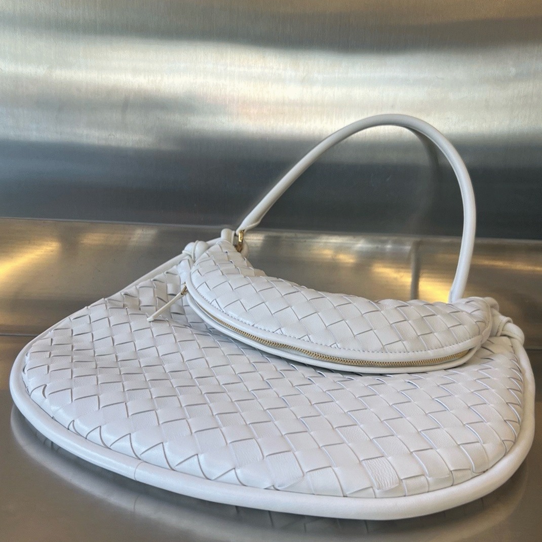 Replica Bottega Veneta Gemelli Large Bag White