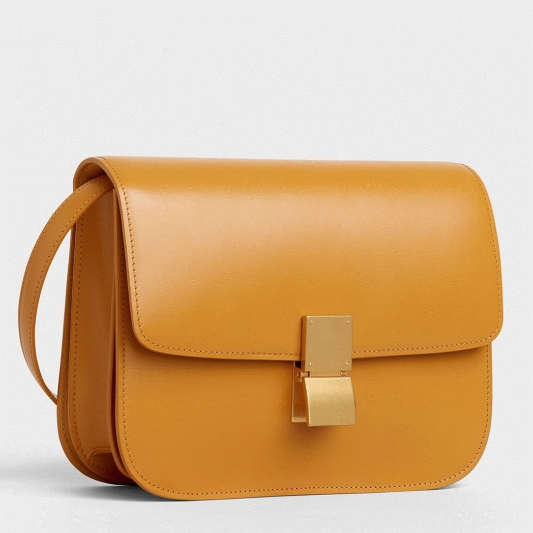 Top Quality Knockoff Celine Classic Box Medium Bag In Yellow