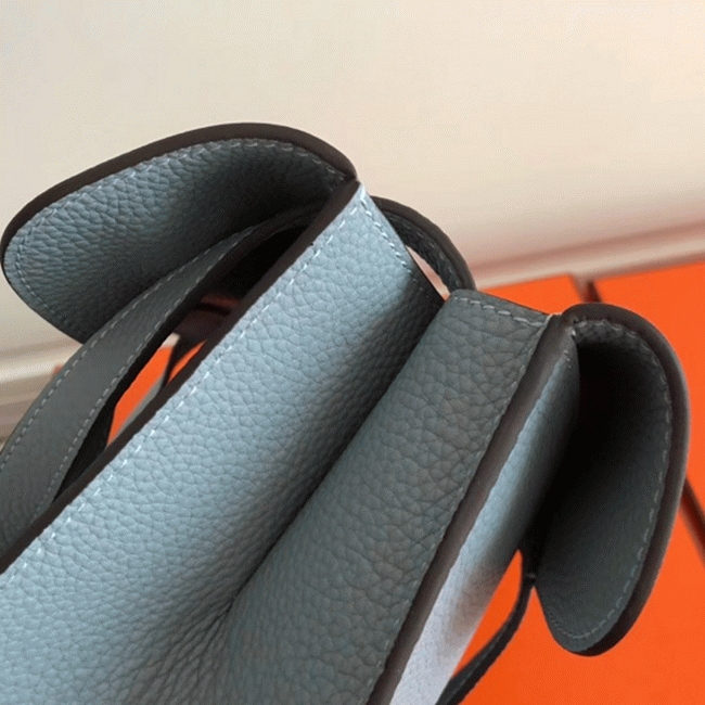 Blue Lin Copy Hermes Halzan Stylish Crossbody Bag
