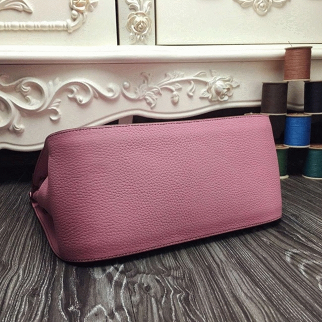 Pink fake luxury Hermes Jypsiere 31cm handbag