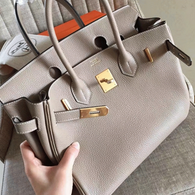 Grey Shade Hermes Birkin 35CM Authentic-Look Replica