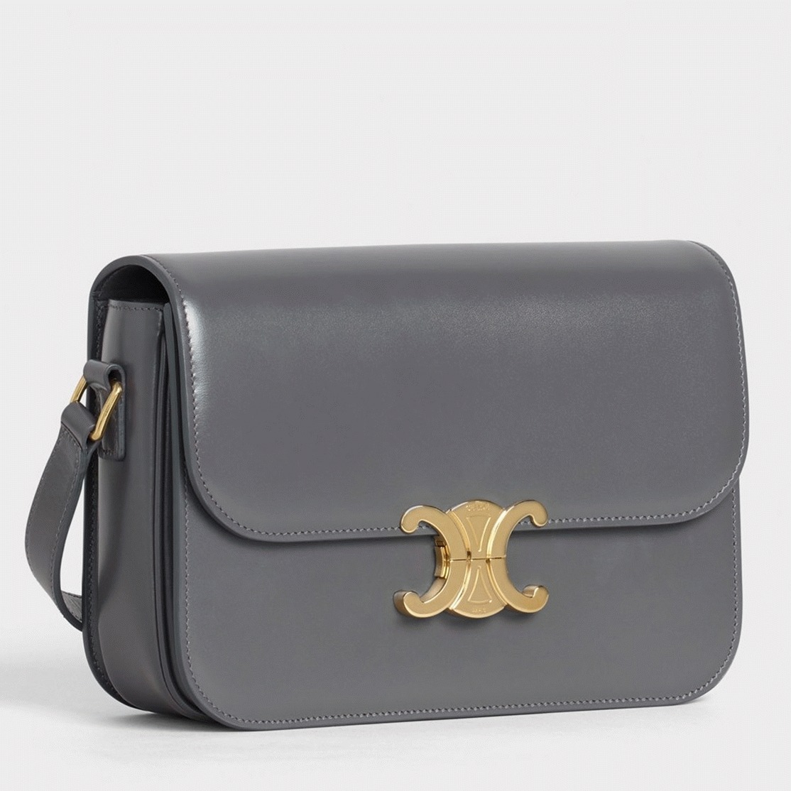 Top Quality Knockoff Celine Triomphe Medium Bag In Grey