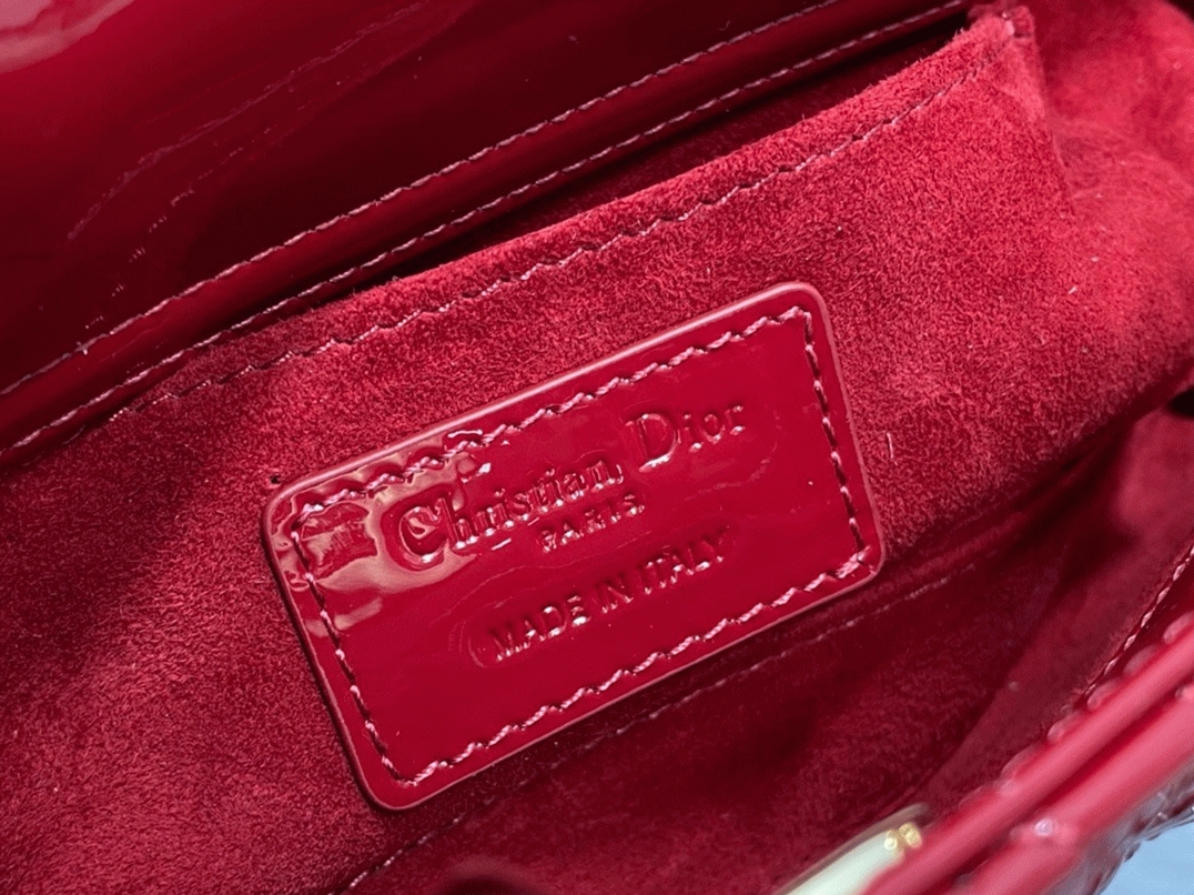 Dior Lady D-Joy Small Bag Imitation in Red