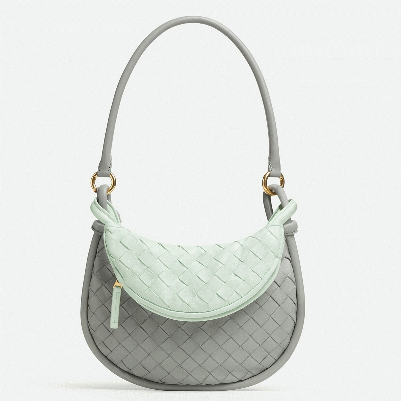Replica Bottega Veneta Gemelli Small Bag Grey/Glacier