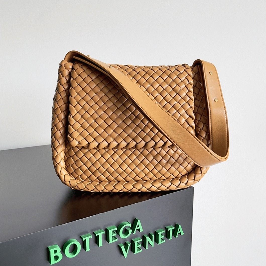 Fake Bottega Veneta Cobble Small Bag Caramel