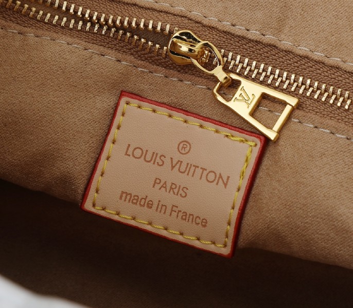 LV X TM Monogram Cherry Canvas Onthego PM In White