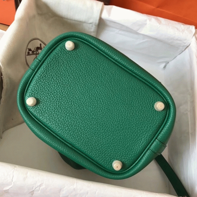 Vert vertigo designer replica Hermes Picotin Lock 18cm handbag