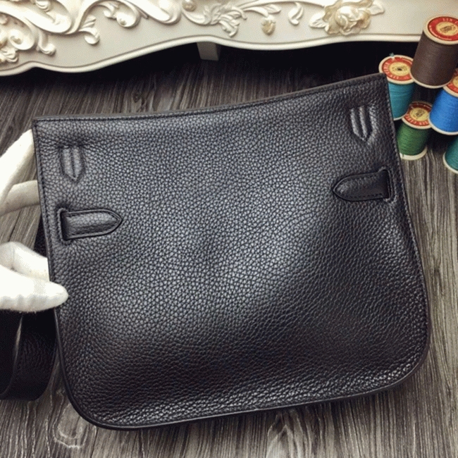 Black knockoff Hermes Jypsiere 31cm handbag