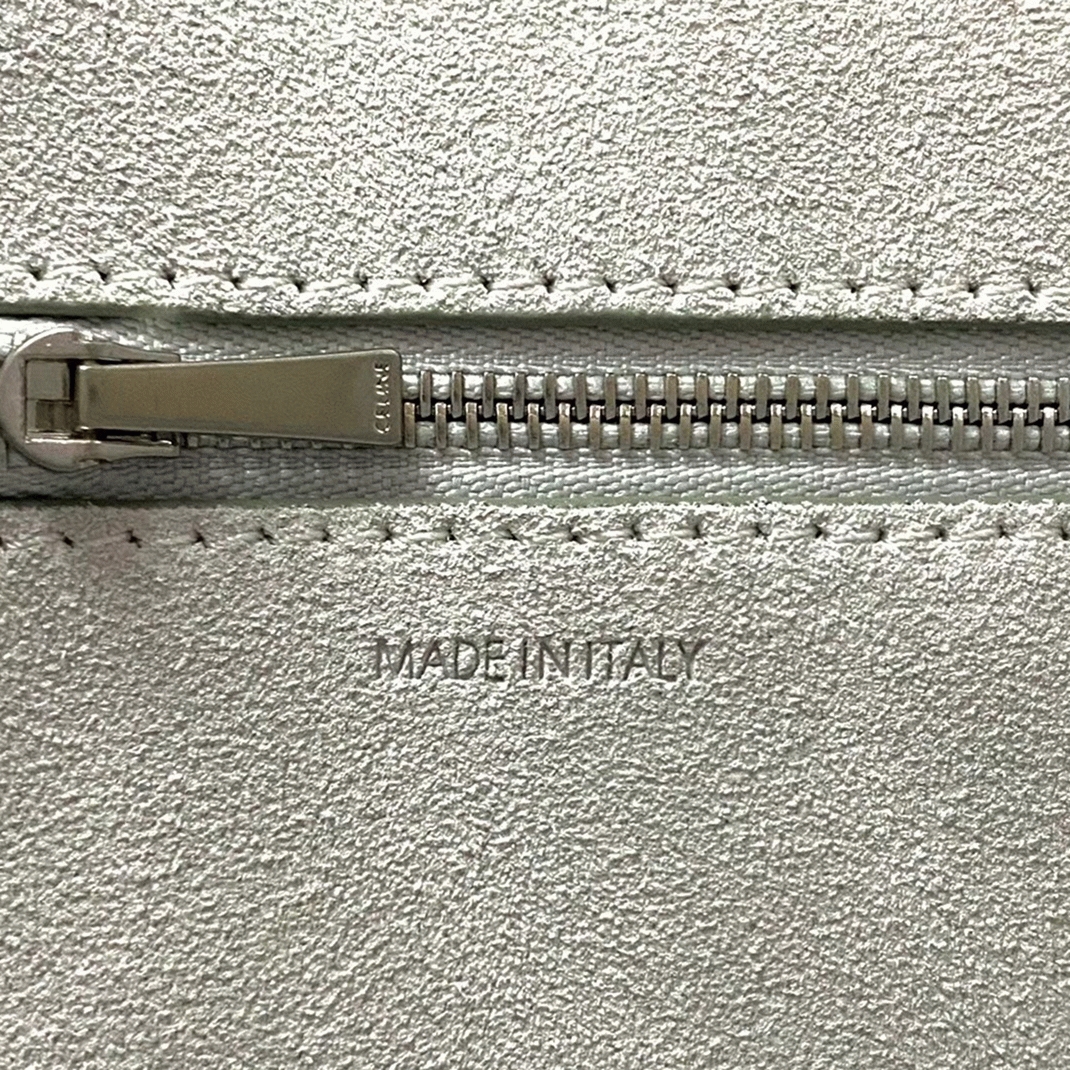 Top Quality Fake Celine Sangle Small Bucket Bag In White Calfskin