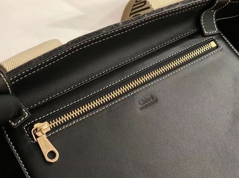 Top Quality Knockoff Chloe Large Woody Tote Bag In Grey Felt