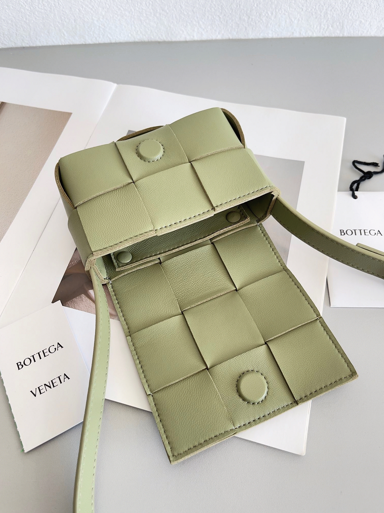 Top Quality Faux Bottega Veneta Candy Cassette Bag In Travertine