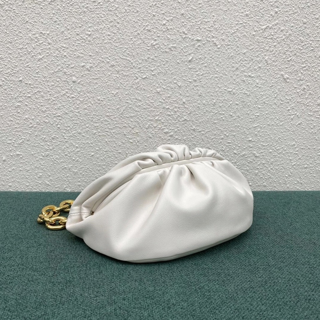 Fake Bottega Veneta The Pouch Belt Bag White