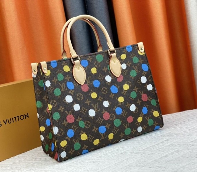 Louis Vuitton X YK Monogram Canvas Onthego MM Tote