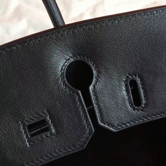 Black Hermes Birkin 25cm Superior Replica