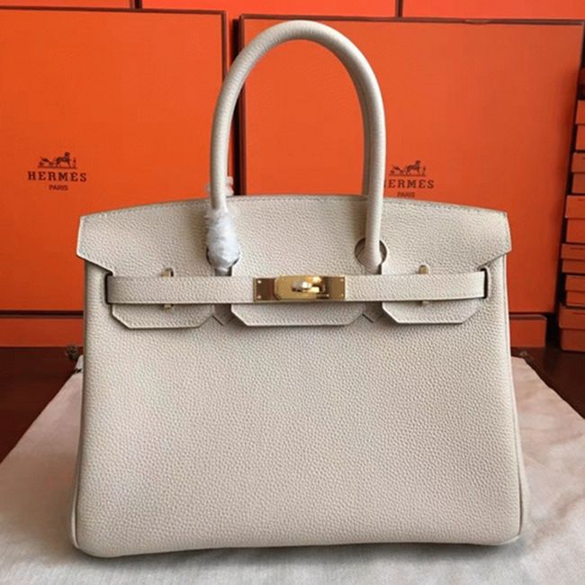 Beige Shade Hermes Birkin 30cm Knockoff Purse