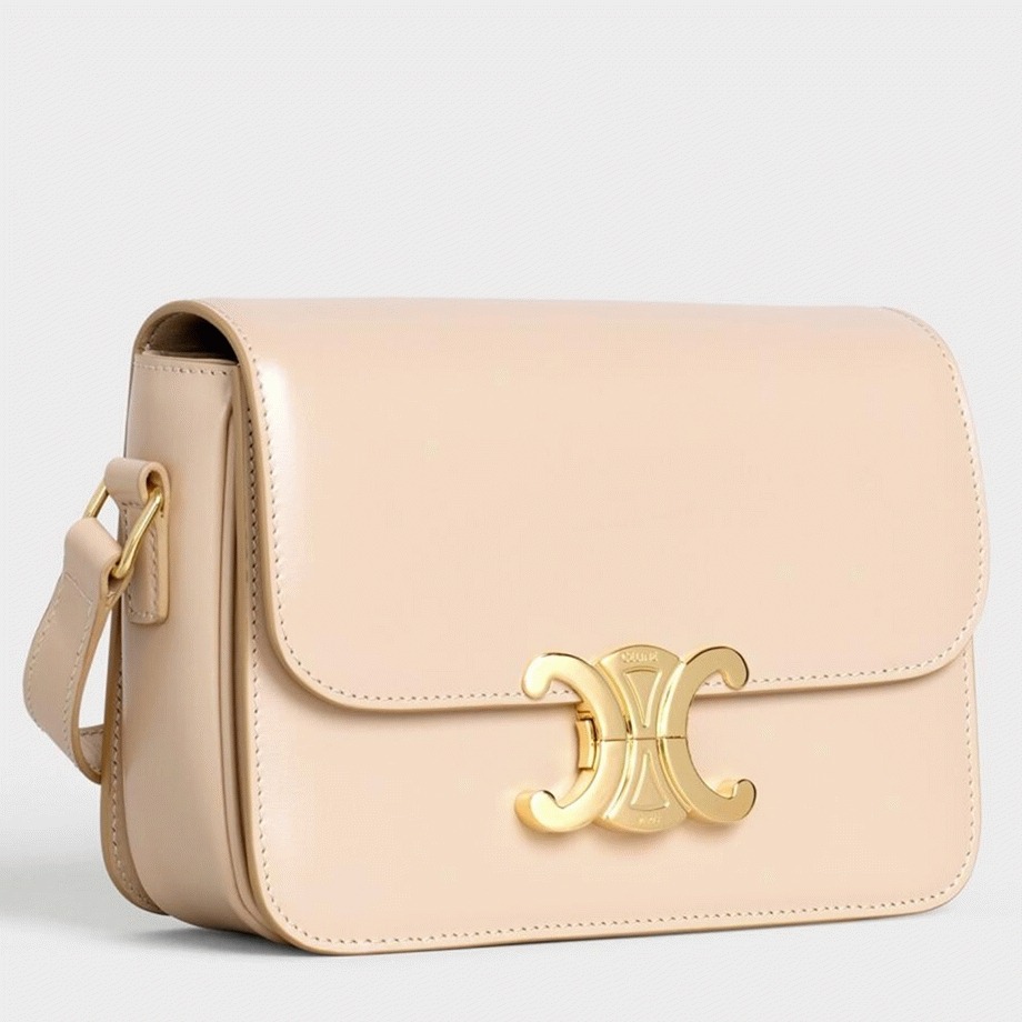 Top Quality Imitation Celine Triomphe Teen Bag In Nude